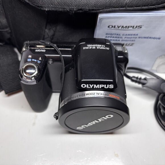 Olympus SP-810UZ 14.0MP Digital Camera - Black with 36x Optical